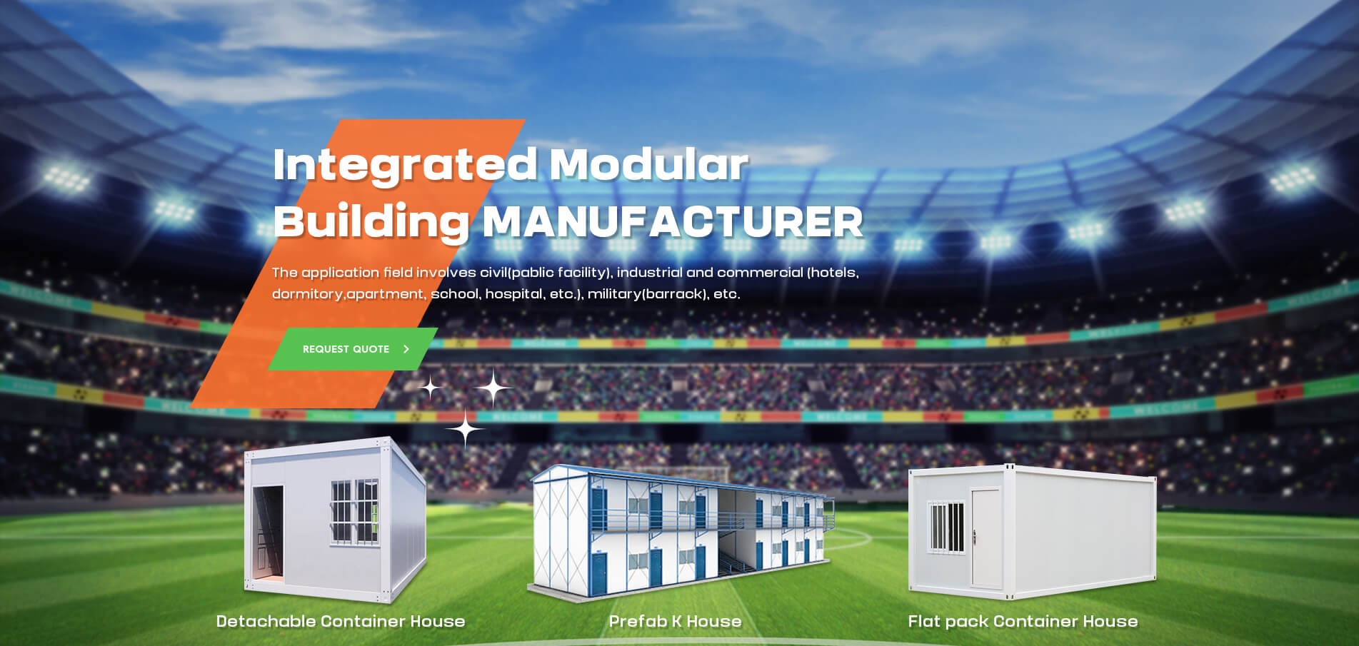 Fabricante de edificios modulares integrados