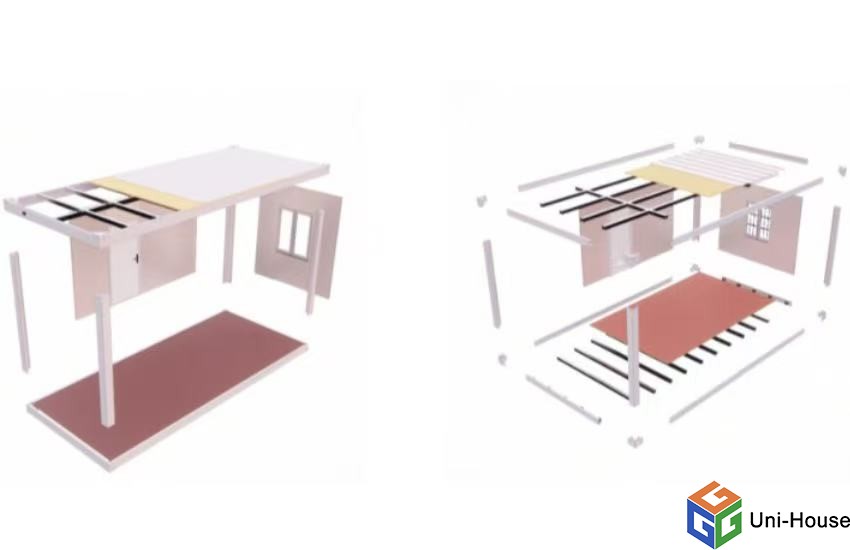 Detachable Container House Flat Pack Container House Detachable Container House Flat Pack Container House